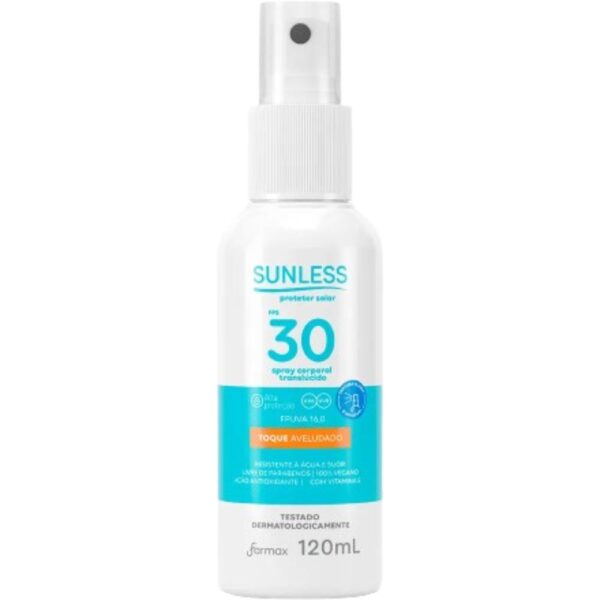 Protetor Solar Sunless Spray Fps30 120Ml