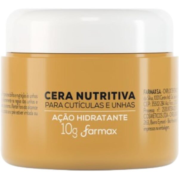 Cera Nutritiva Para Cuticulas Farmax 10G