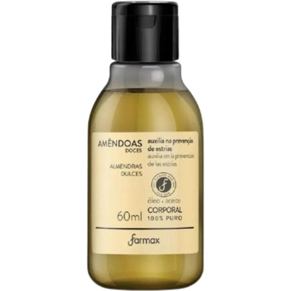Oleo Corporal Farmax Puro Amendoas 60Ml