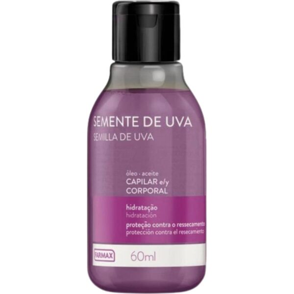 Oleo Capilar E Corporal Farmax Uva 60Ml
