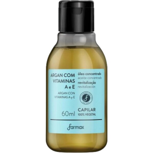 Oleo Capilar Farmax Argan + Vitamina A 60Ml