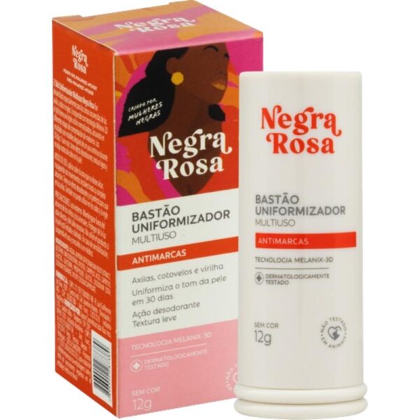 Bastao Uniformizador Mult Negra Rosa 12G