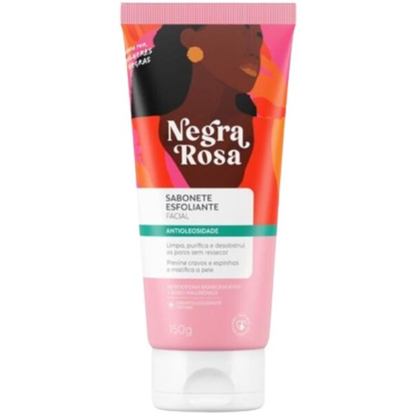 Sabonete Liquido Negra Rosa Esfoliante Facial 150G