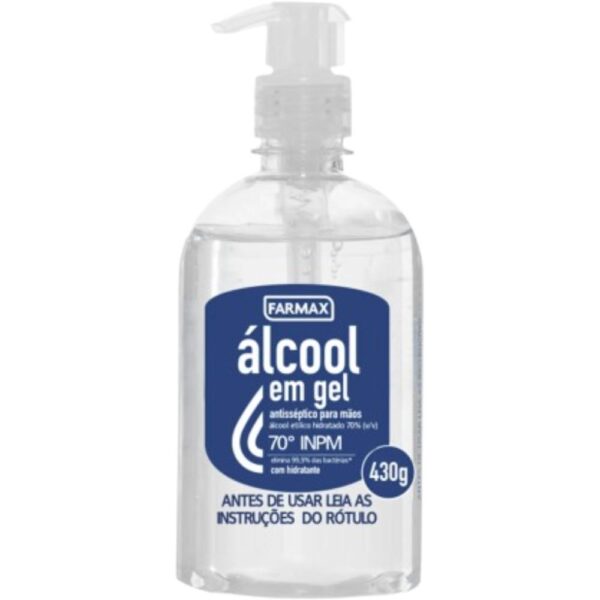Alcool Gel 70% Farmax Neutro 430G