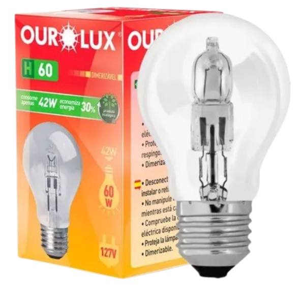 Lampada Ecologica Halogena Ourolux 42W 127V