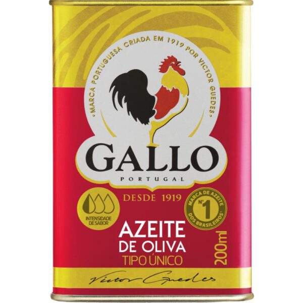 Azeite Gallo Puro Lata 200Ml