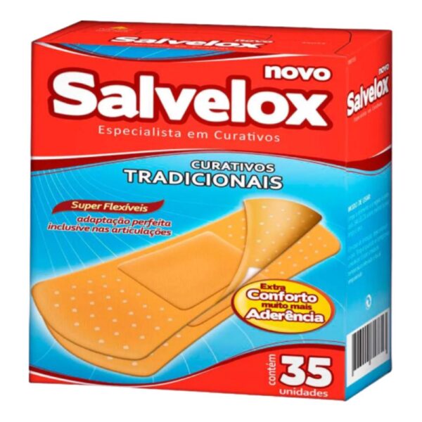 Curativos Salvelox Bege Com 35 Unidades