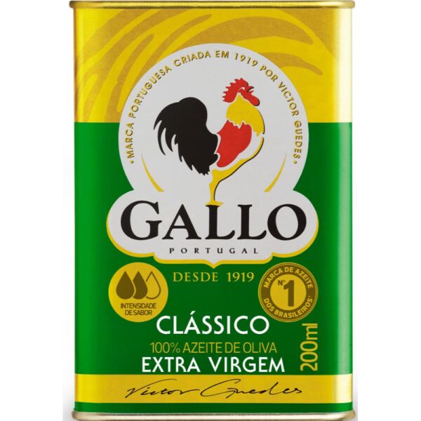 Azeite Gallo Extra Virgem Lata 200Ml