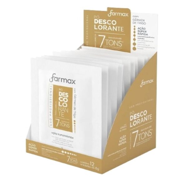 Po Descolorante Farmax Germem De Trigo 8G