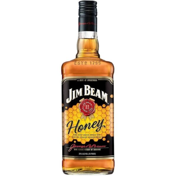 BB WHISKY JIM BEAM LICOR HONEY 1L