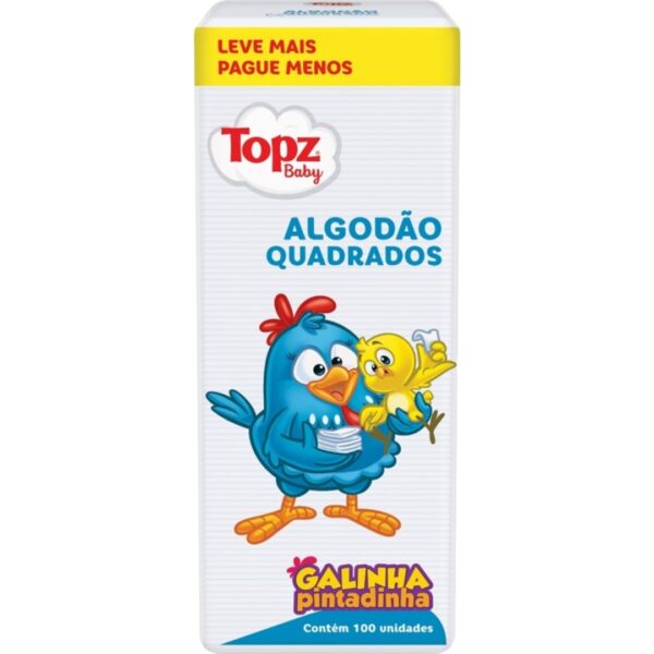 ALGODAO QUAD GALINHA PINTAD LMPM 100UN