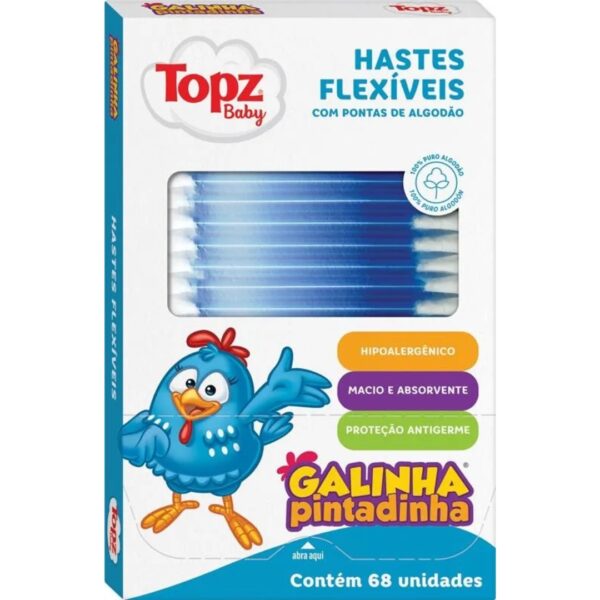 HASTES FLEXIVEIS GALINHA PINTADINHA 68UN