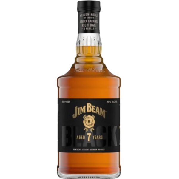 BB WHISKY JIM BEAM BLACK AGED 7 YEARS 1L