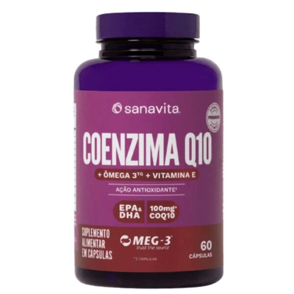 COENZIMA Q10 + OMEGA 3 SANAVITA 60 CAPSULAS
