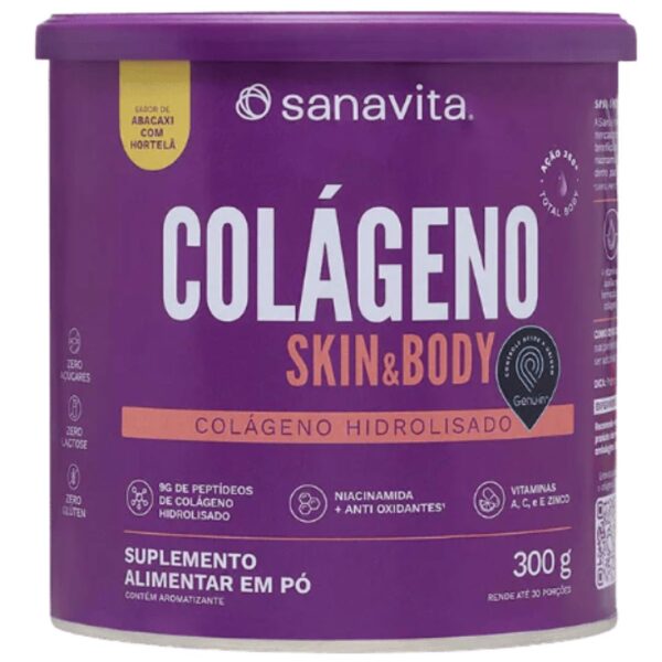 COLAGENO SKIN ABAC C/ HORT SANAVITA 300G