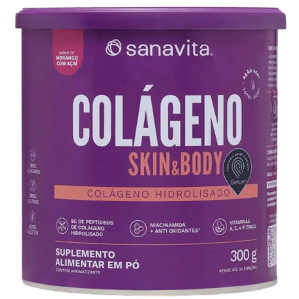 COLAGENO SKIN MORANG C/ ACAI SANAVITA 300G