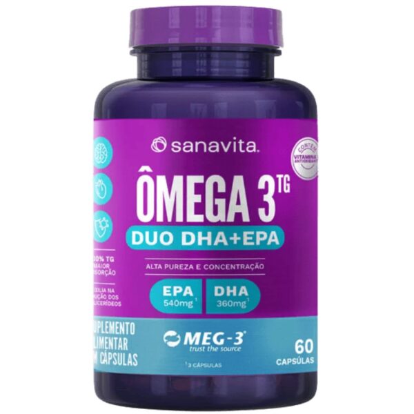 OMEGA 3TG DUO SANAVITA 60 CAPSULAS