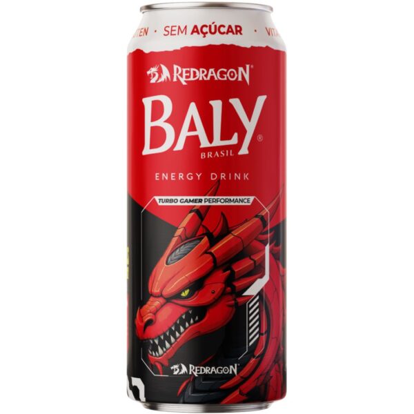 ENERGETICO BALY REDDRAGON GAMER S/ ACUCAR 473ML